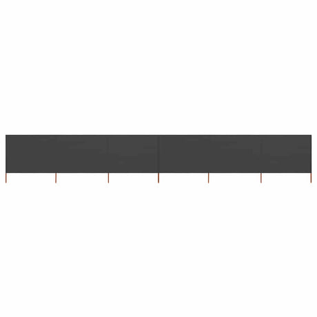 Vidaxl windscherm 6-panelen 800x160 cm stof antraciet