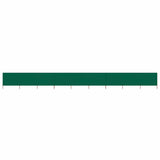 Vidaxl windscherm 9-panelen 1200x120 cm stof groen