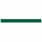 Vidaxl windscherm 9-panelen 1200x120 cm stof groen