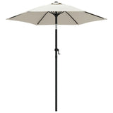 Vidaxl parasol 200x224 cm aluminium zandwit