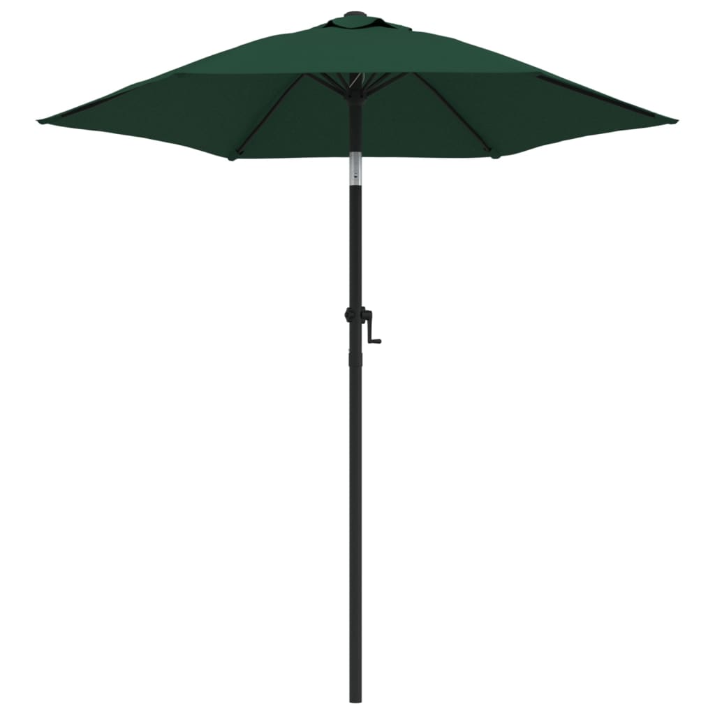 Vidaxl Parasol 200x224 cm hliníková zelená