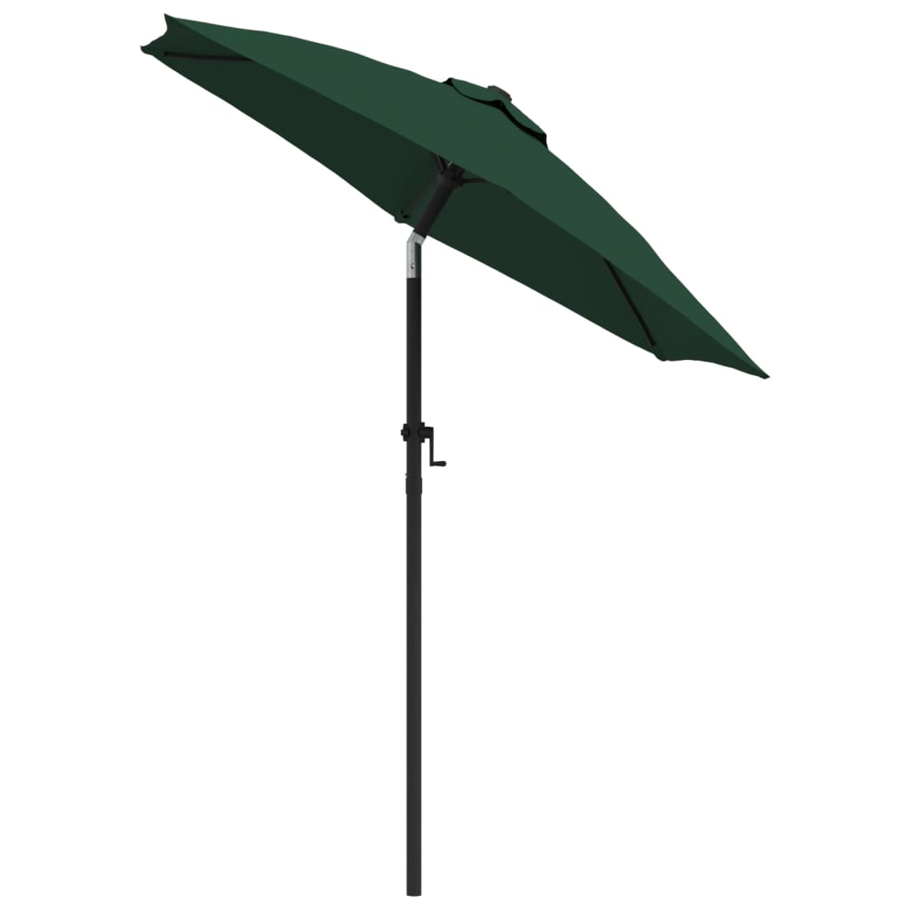 Vidaxl Parasol 200x224 cm Aluminum green