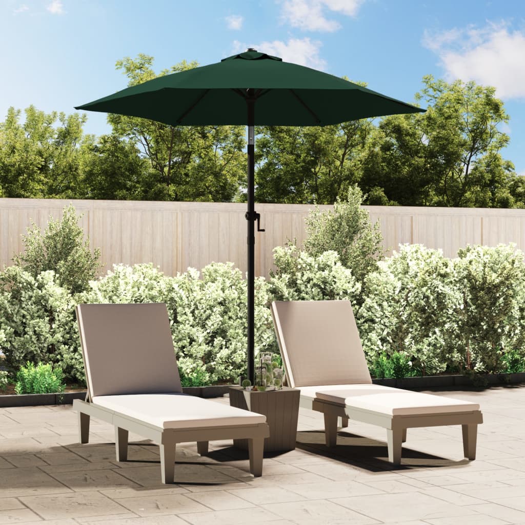 Vidaxl Parasol 200x224 cm Aluminum green