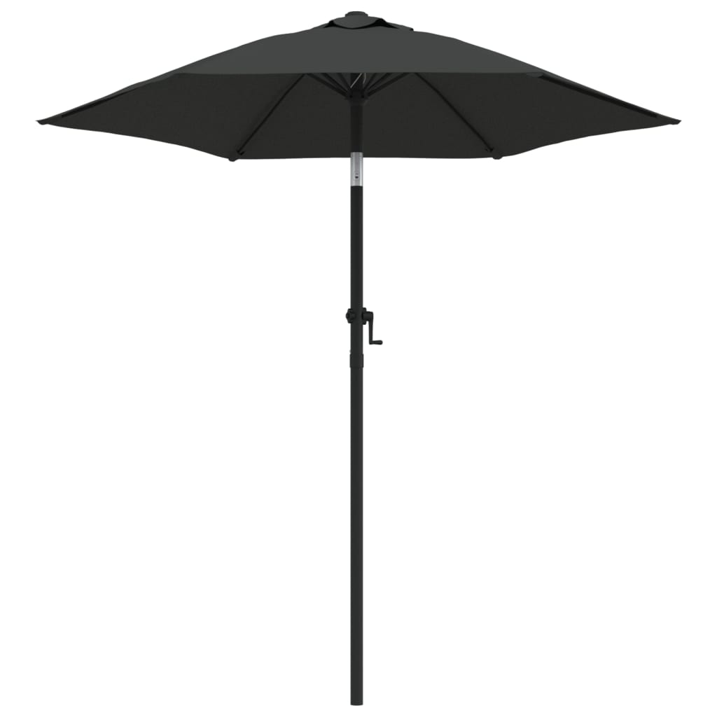 Vidaxl Parasol 200x224 cm aluminium Antracitt