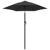 Vidaxl Parasol 200x224 cm Antracite in alluminio