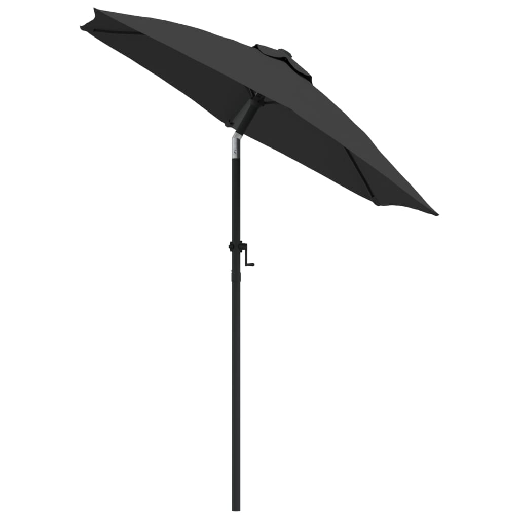 Vidaxl Parasol 200x224 cm Aluminium -Anthrazit