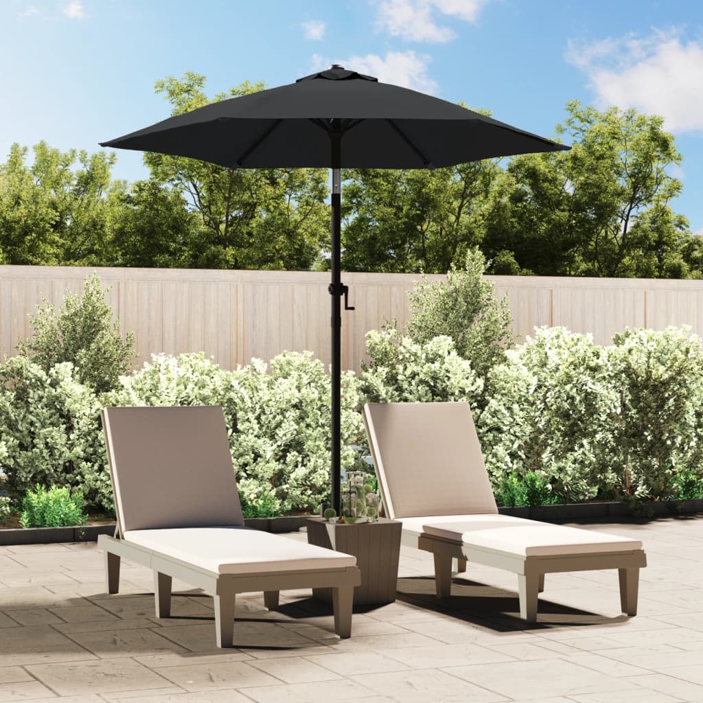 Vidaxl Parasol 200x224 cm aluminium Antracitt