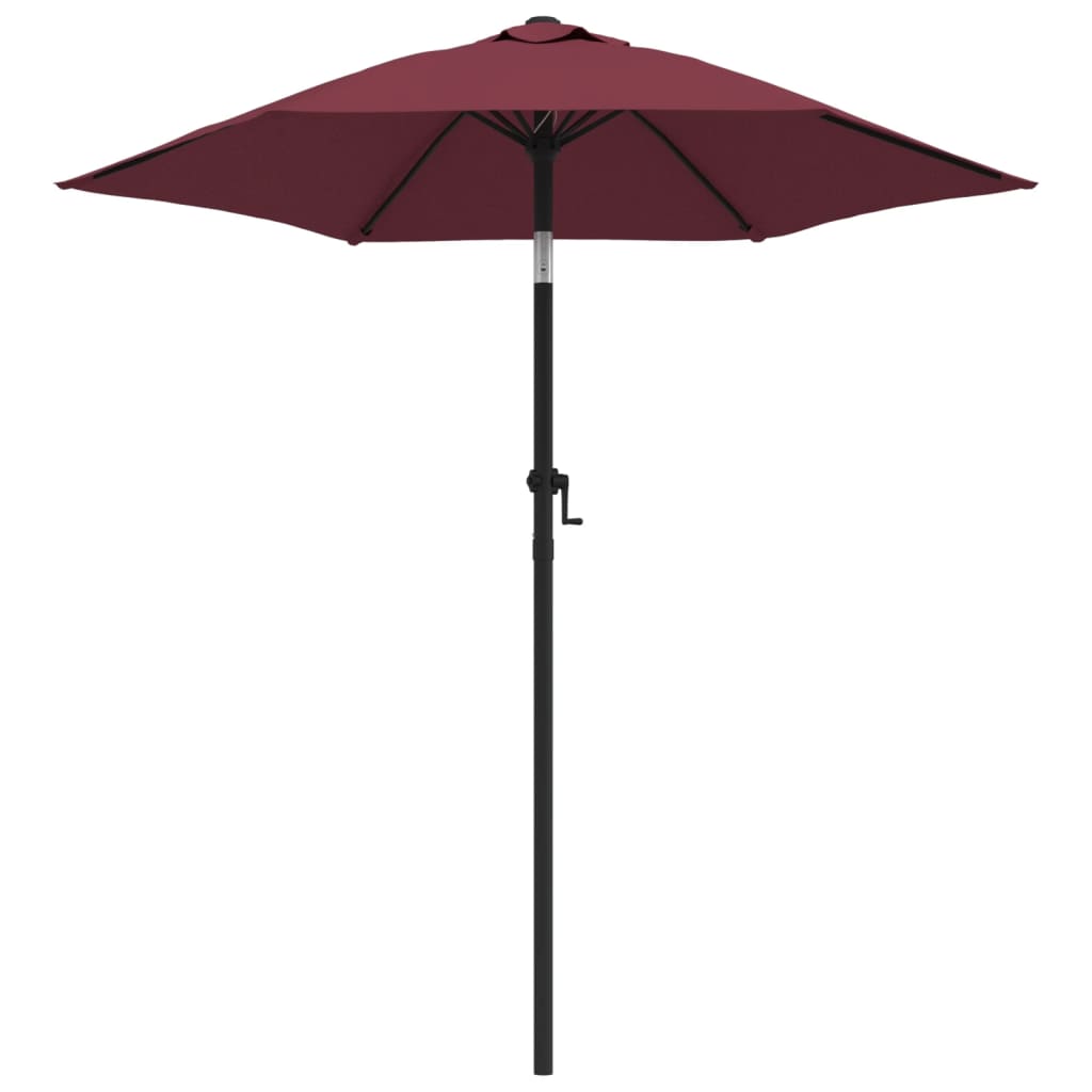 Vidaxl Parasol 200x224 cm Aluminium Bordeaux Rot