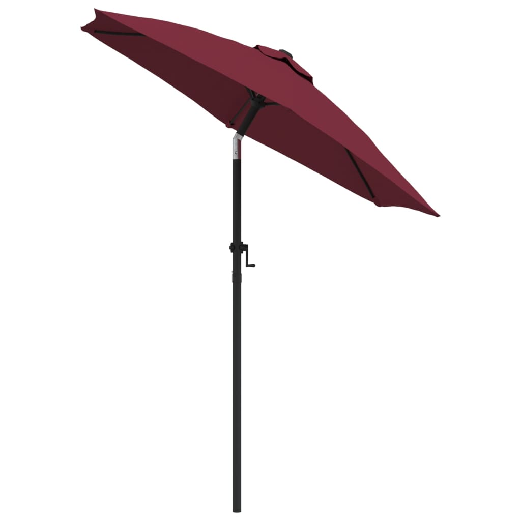 Vidaxl Parasol 200x224 cm Aluminium Bordeaux Rot