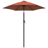 Vidaxl Parasol 200x224 cm aluminium teracotta