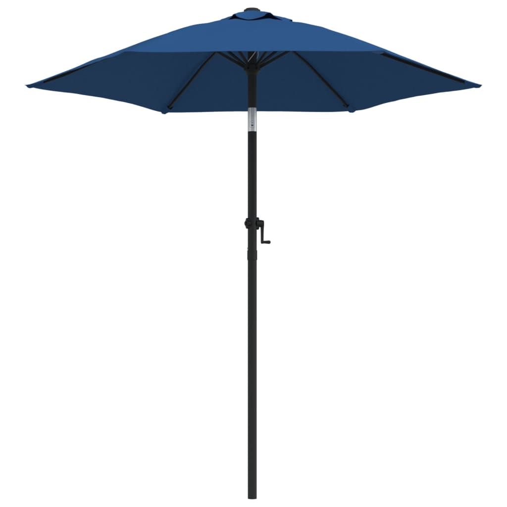 Vidaxl Parasol 200x224 cm aluminiowy błękit