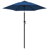 Vidaxl Parasol 200x224 cm Aluminiumblau