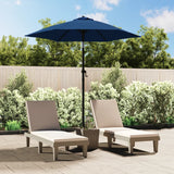 Vidaxl Parasol 200x224 cm in alluminio blu