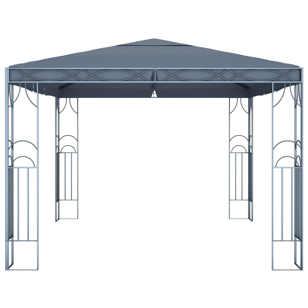 Vidaxl arbor 400x300 cm antracit