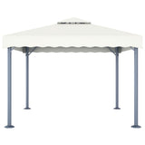 Vidaxl prieel 300x300 cm aluminium crème