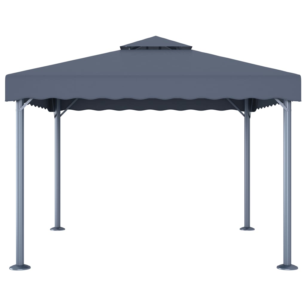 Vidaxl Arbor 300x300 cm Aluminium anthracite