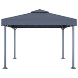 Vidaxl Arbor 300x300 cm Aluminium Anthracite