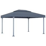 Vidaxl Arbor 400x300 cm Aluminium Anthracite