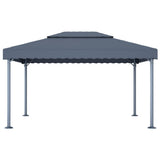 Vidaxl Arbor 400x300 cm Aluminium Anthracite