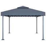 Vidaxl Arbor 400x300 cm Aluminium Anthracite