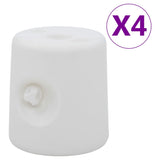 Vidaxl Part alsos 4 st pe blanco