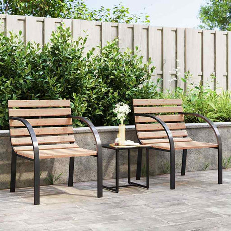 Vidaxl tuinstoelen 2 st hout