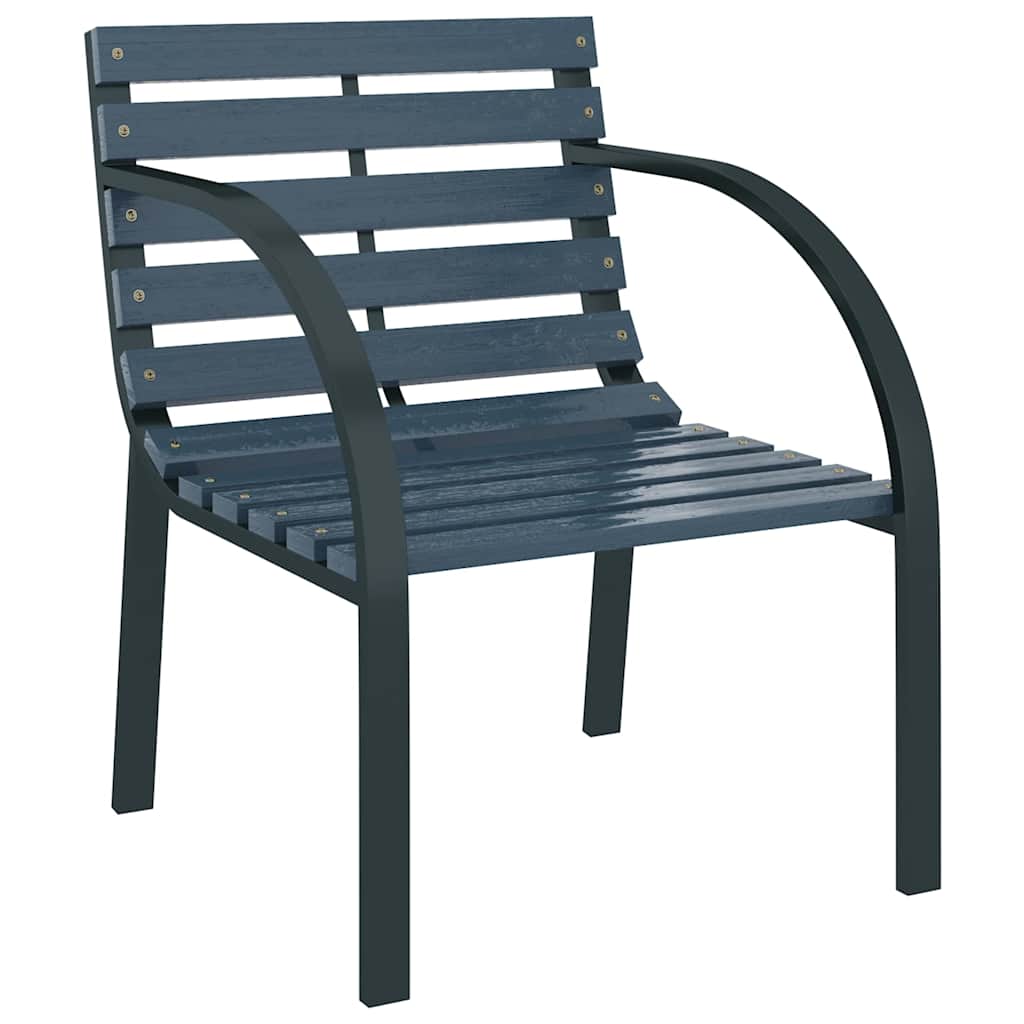 Vidaxl tuinstoelen 2 st hout grijs