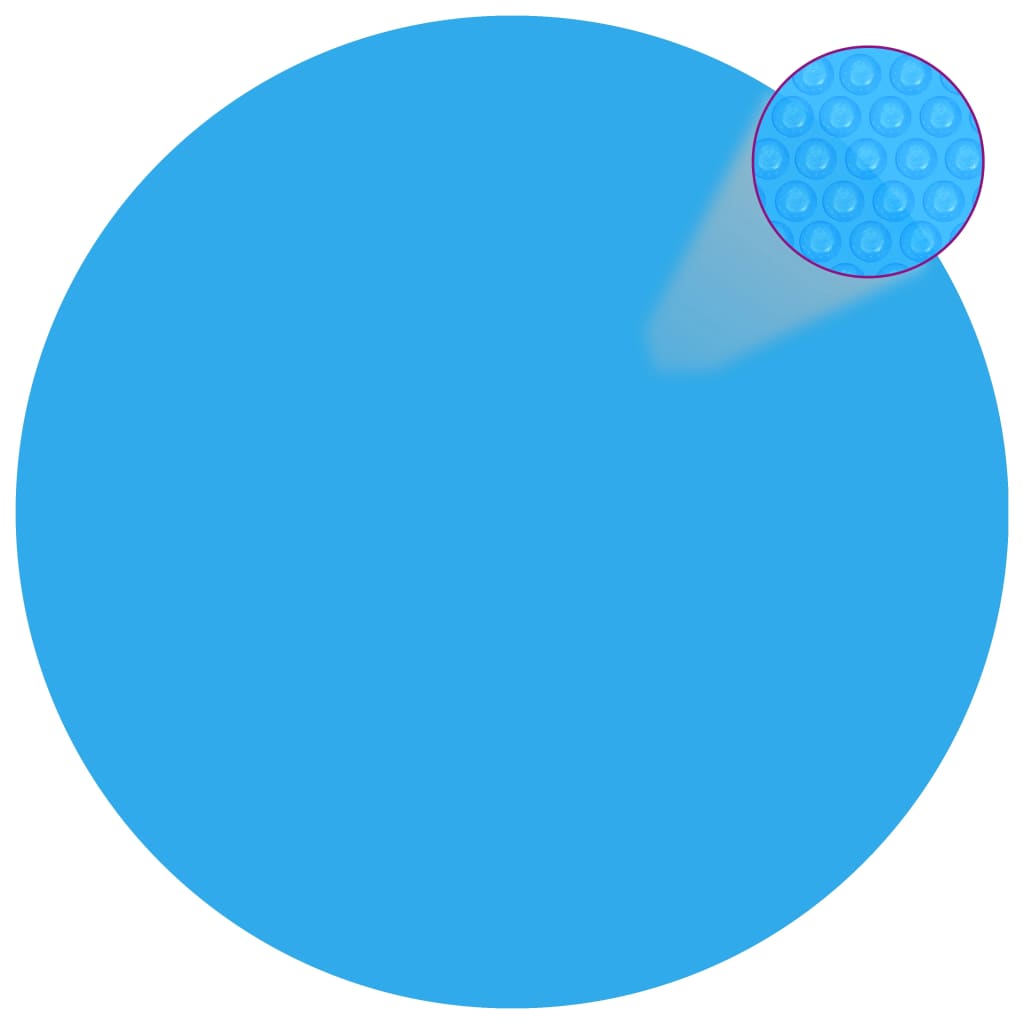 Vidaxl svømmebassengdeksel 527 cm pe blå