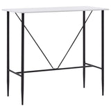 Vidaxl bartafel 120x60x110 cm mdf wit