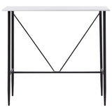Vidaxl bartafel 120x60x110 cm mdf wit
