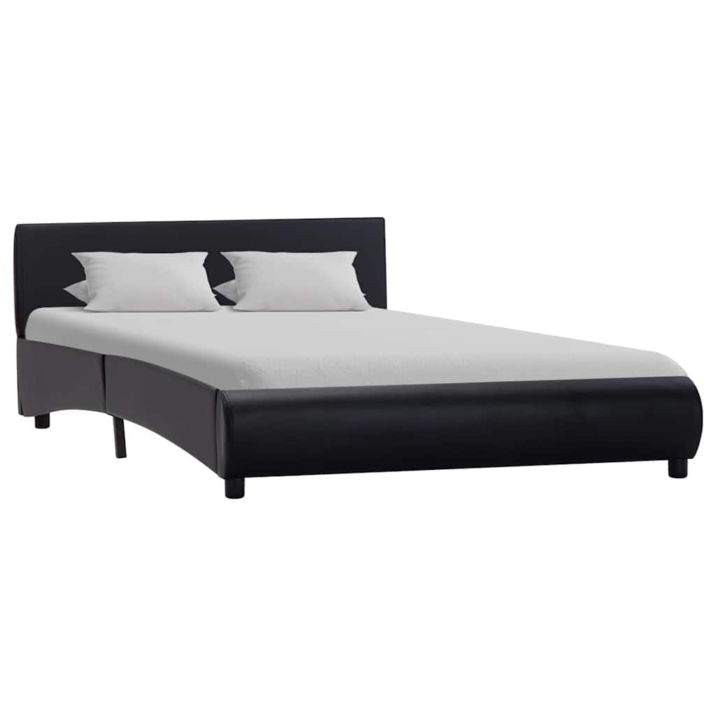 Vidaxl bedframe kunstleer zwart 140x200 cm