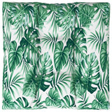 Vidaxl Pallet cushion 80x80x12 cm Fabric leaf pattern