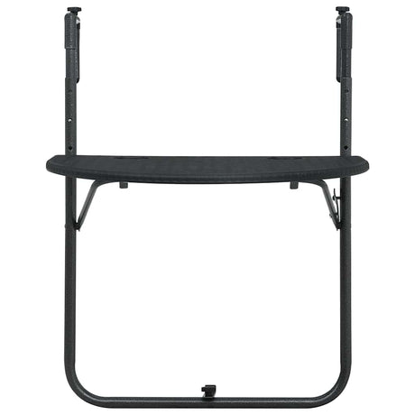 Vidaxl balkontafel hangend 60x64x83,5 cm rattan-look kunststof zwart