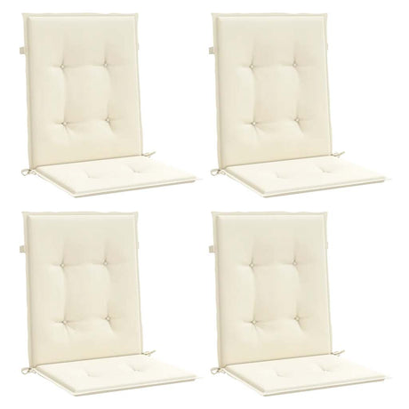 Vidaxl tuinstoelkussen lage rug 4 st 100x50x2 cm oxford stof antraciet