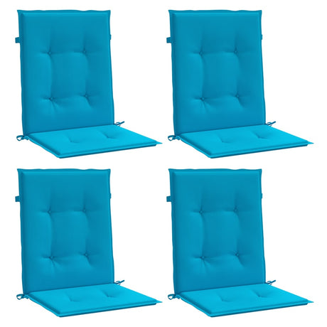 Vidaxl tuinstoelkussens lage rug 4 st 100x50x3 cm oxford stof blauw