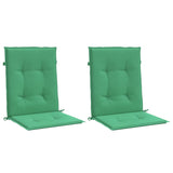 Cojines de silla de jardín de Vidaxl bajo 2 st 100x50x3 cm oxford tela verde