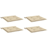 Vidaxl Garden chair cushions 4 pcs 40x40x3 cm Oxford fabric beige