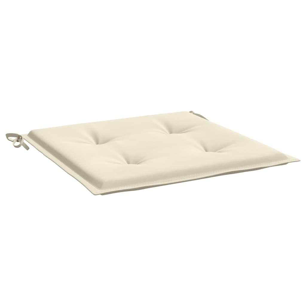 Vidaxl Garden stol blazine 2 St 50x50x3 cm Oxford tkanina crème -barva