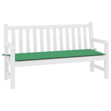 Vidaxl Garden Bench Poduszka 200x50x3 Cm Oxford Tkanina zielona