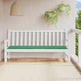 Vidaxl Garden Bench polštář 200x50x3 cm oxford tkanina zelená