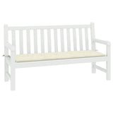 Vidaxl tuinbankkussen 200x50x4 cm oxford stof crèmekleurig