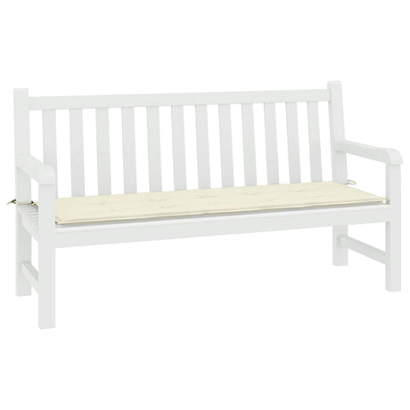 Vidaxl tuinbankkussen 200x50x4 cm oxford stof crèmekleurig