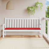 Vidaxl Garden Bench Kissen 200x50x3 cm Oxford Stoff rot