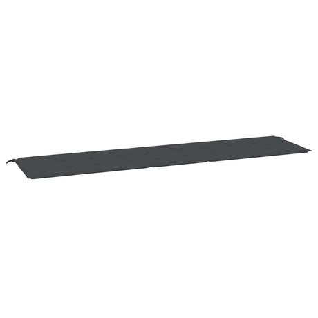 Vidaxl tuinbankkussen 200x50x4 cm oxford stof zwart