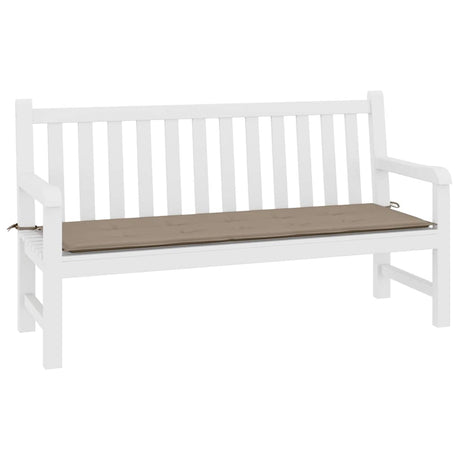 Vidaxl tuinbankkussen 200x50x4 cm oxford stof taupe