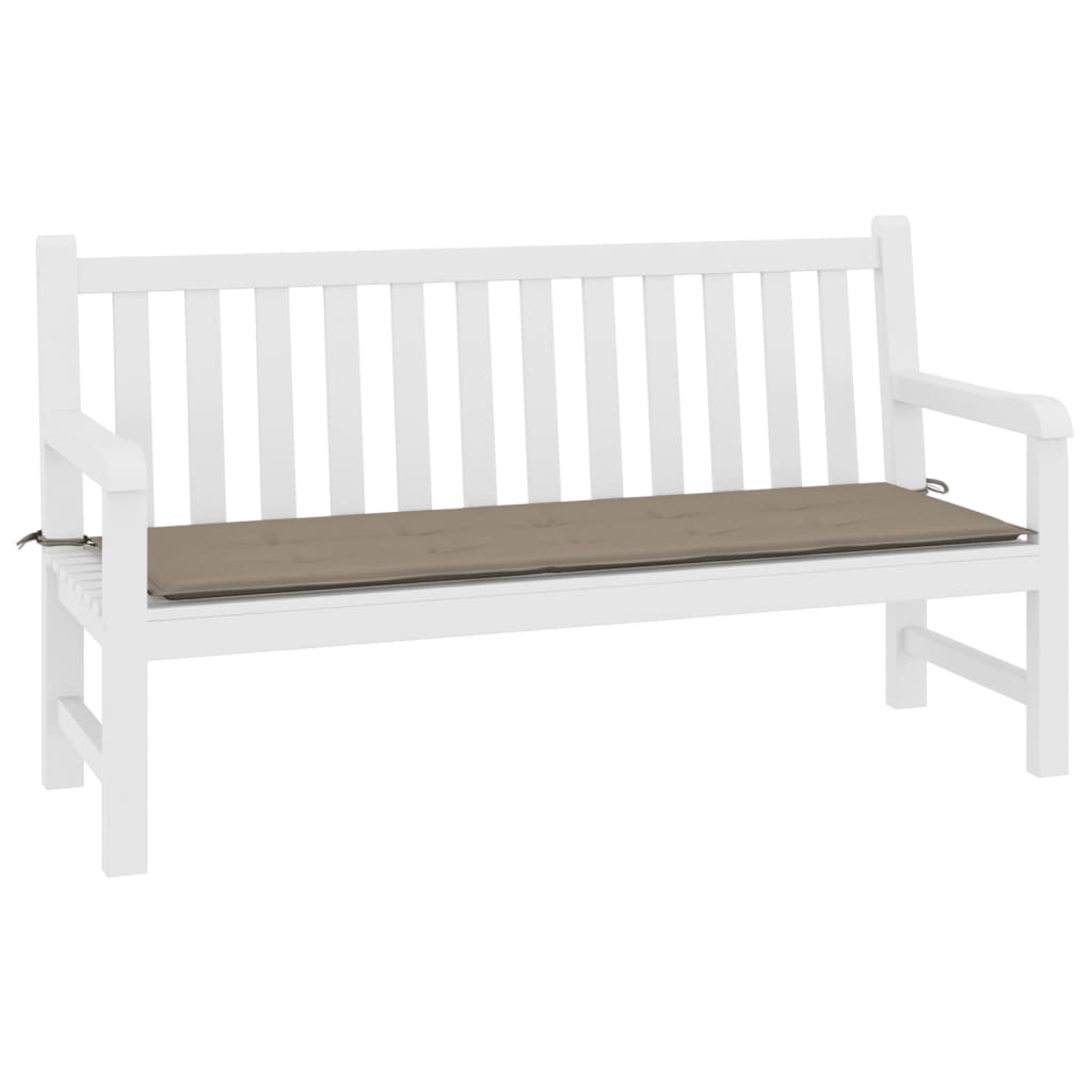 Vidaxl Garden Bench polštář 200x50x3 cm oxford tkanina taupe