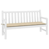 Vidaxl tuinbankkussen 200x50x4 cm oxford stof beige