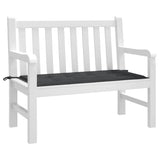 Vidaxl tuinbankkussen 120x50x4 cm oxford stof zwart