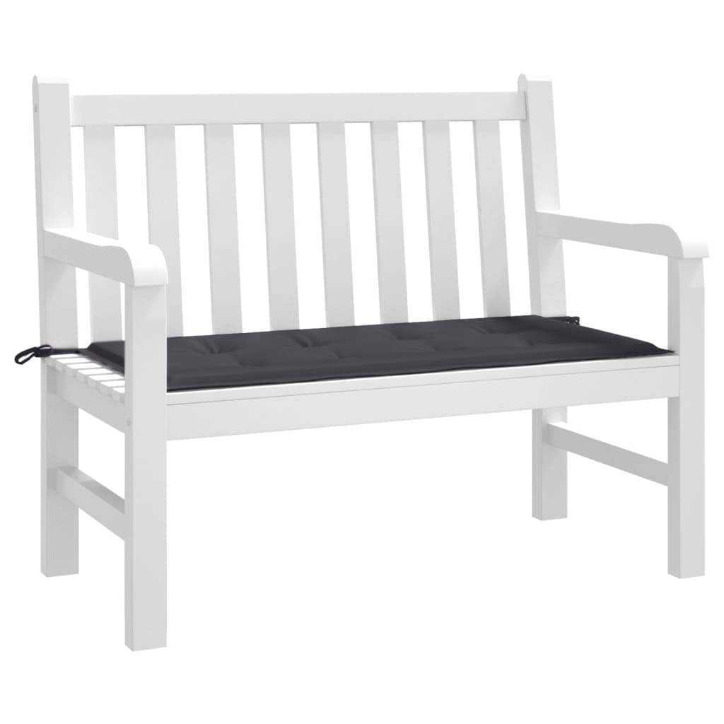 VIDAXL Garden Bench Blaža 120x50x3 cm Oxford tkanina črna