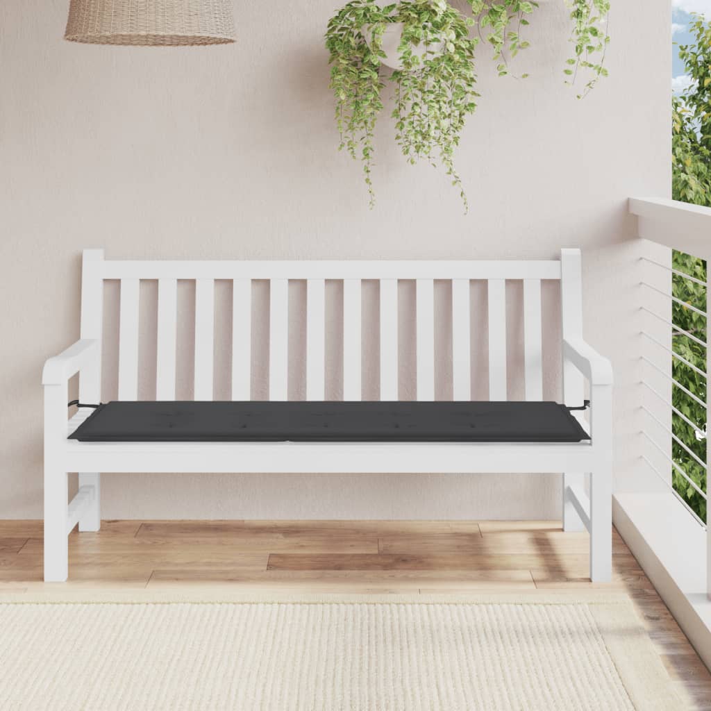 Vidaxl Garden Bench Pushion 150x50x3 cm Oxford stof sort